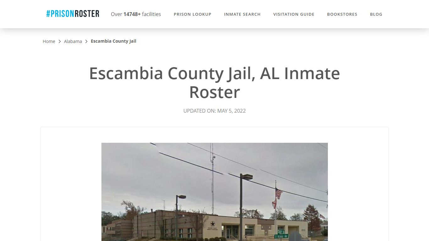 Escambia County Jail, AL Inmate Roster - Inmate Locator